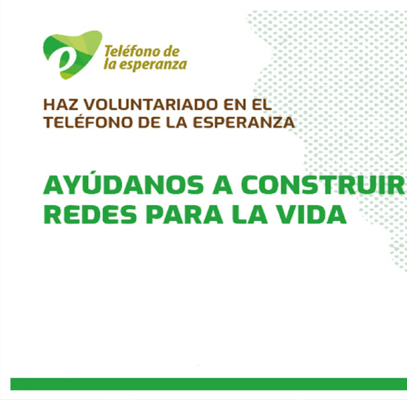 Haz voluntariado en el teléfono de la esperanza