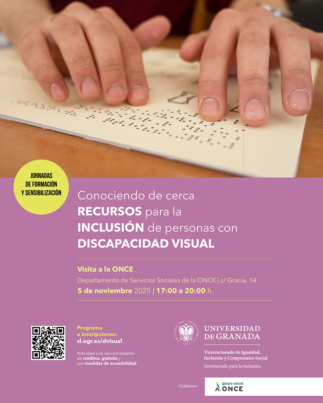 jornada_once persona con discapacidad visual leyendo braille