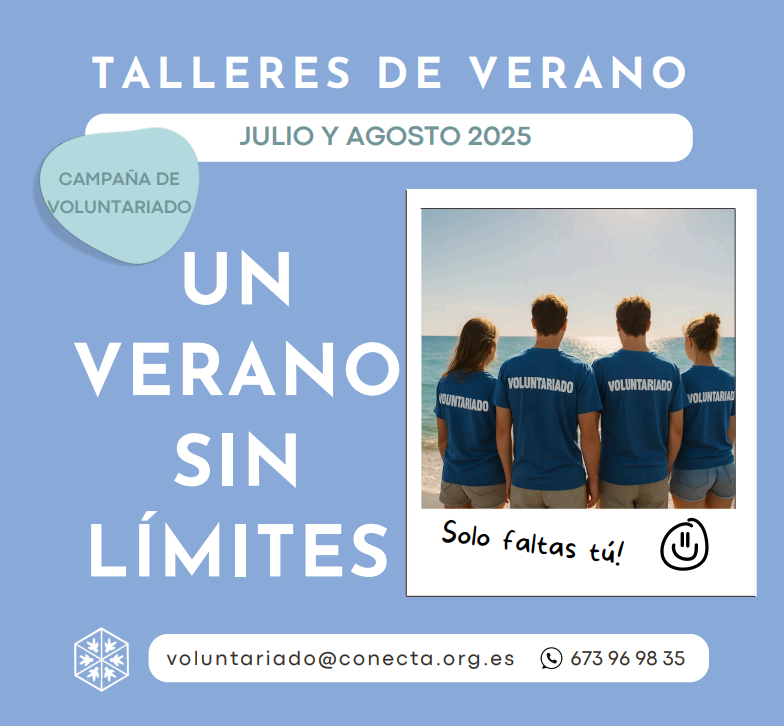 Voluntariado mirando al mar