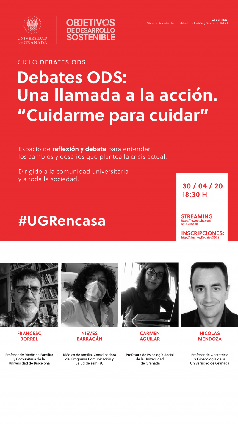 DEBATES ODS: UNA LLAMADA A LA ACCIÓN "Cuidarme para cuidar"