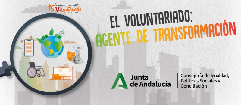 15 Congreso Andaluz Voluntariado Imagen de logo del 15 Congreso Andaluz Voluntariado