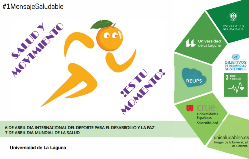 #1MensajeSaludable. Salud y movimiento ¡Es tu momento! #1MensajeSaludable. Salud y movimiento ¡Es tu momento!