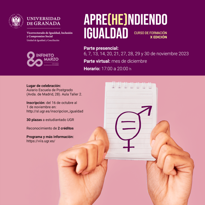 Formación: Apre(he)ndiendo Igualdad. X Edición Formación