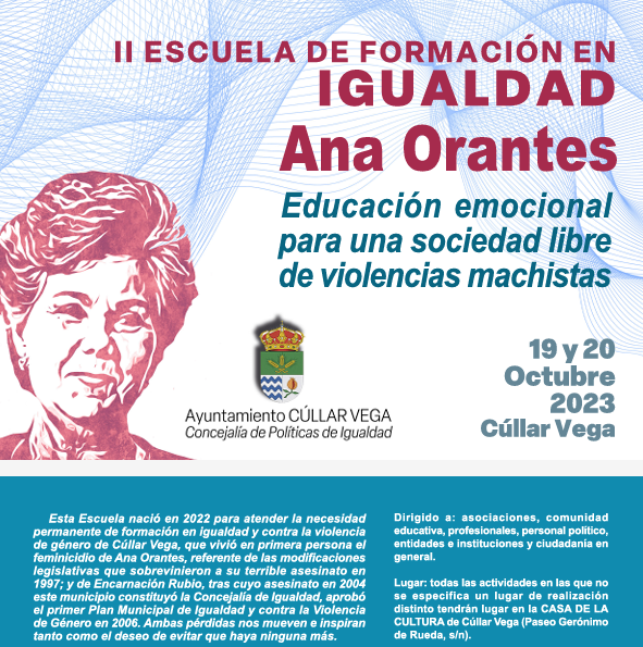 II Escuela de formación en Igualdad. Ana Orantes II Escuela de formación en Igualdad. Ana Orantes