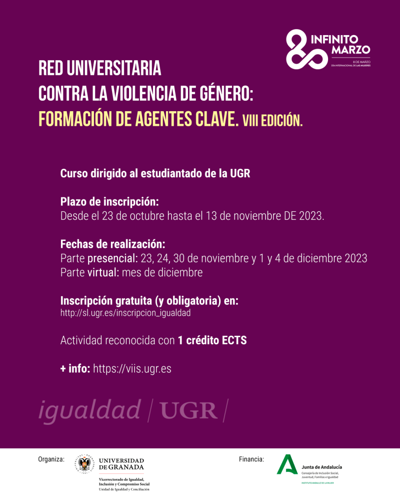 Red contra la violencia de género: Agentes clave. VIII Edición 