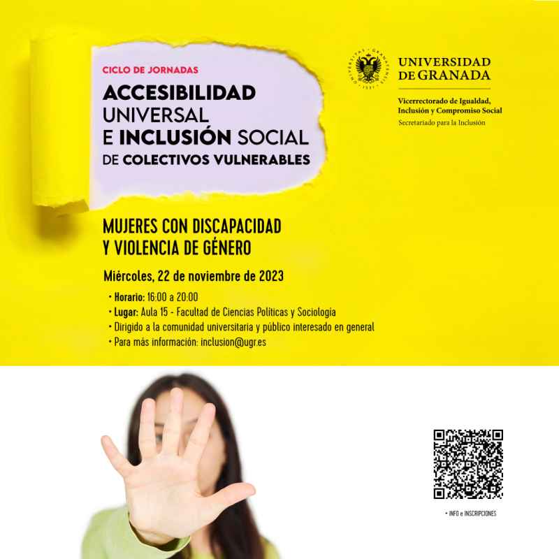 Jornada: Mujeres con discapacidad y violencia de género Jornada: Mujeres con discapacidad y violencia de género