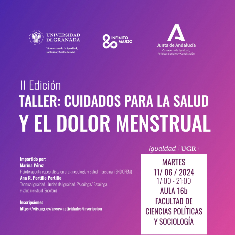 Salud Menstrual. II Edición Cartel Salud menstrual